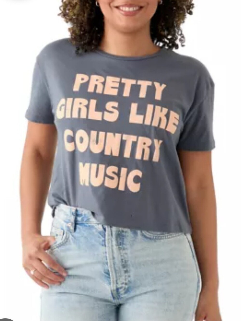 Buckle "Pretty Girls like Country Music" Graphic Tee.